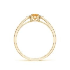 Sarı Topaz Altın Yüzük