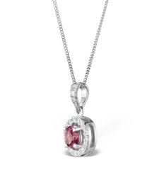 Pırlanta Altın Turmalin (Tourmaline) Kolye
