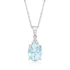 Pırlanta Blue Topaz Altın Kolye Gail
