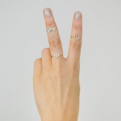 Pırlanta Eklem Modeli Barış Yüzük