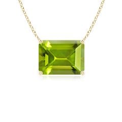 14 Ayar Altın Peridot Kolye