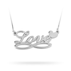 Gümüş Özel ''Love'' Kolye