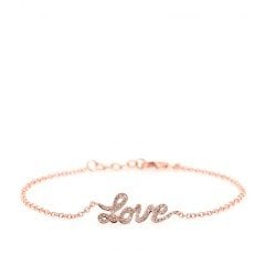 Pırlanta Altın Love Bileklik